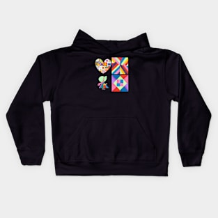 Quilts and colors galore Kids Hoodie